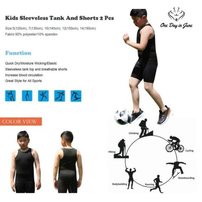 Lanbaosi Sleeveless Tank Set Size 10 (140)