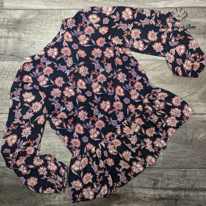 Loft Long Sleeve Floral Blouse Size XS