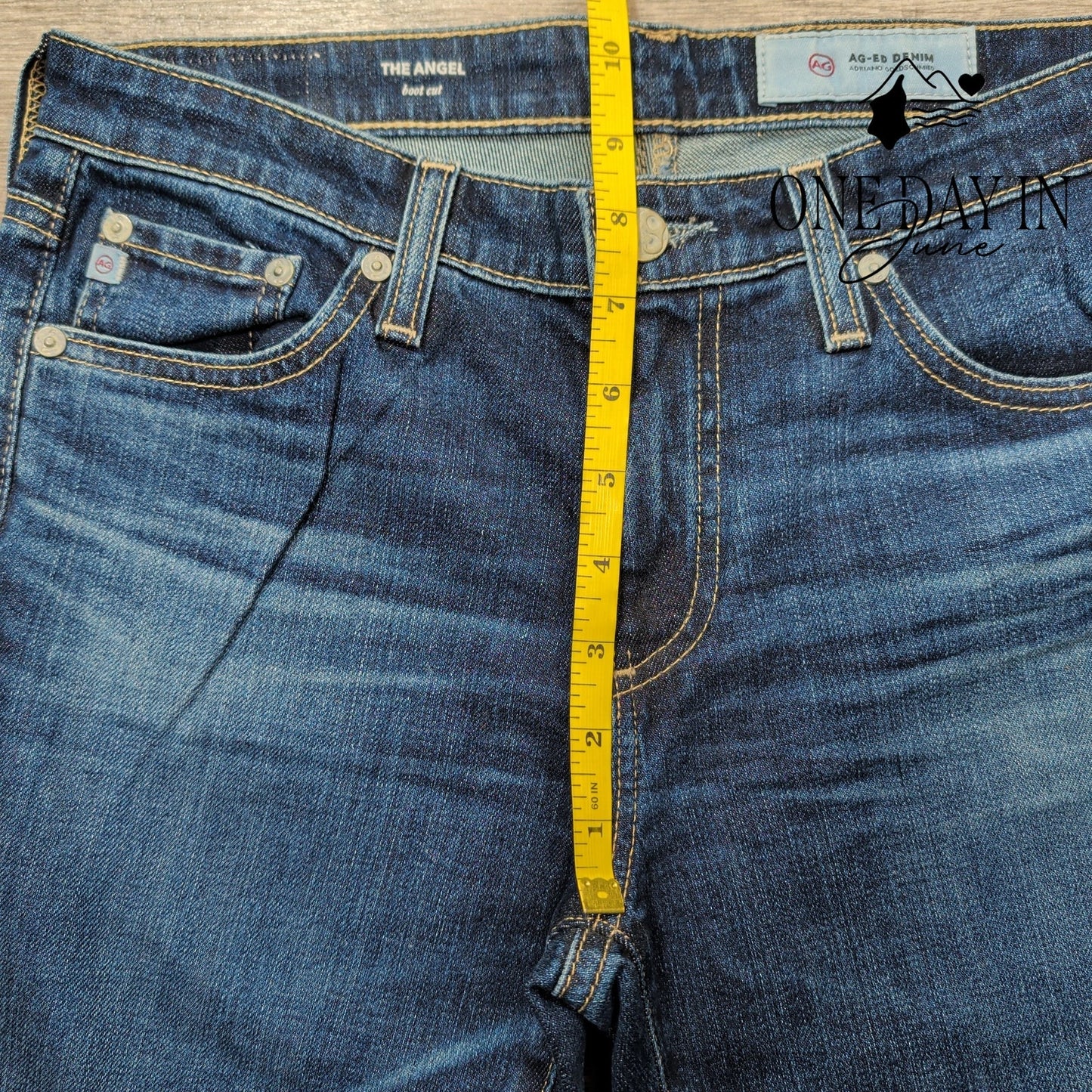 AG Adriano Goldschmied The Angel Boot Cut Jeans Size 4 (27)