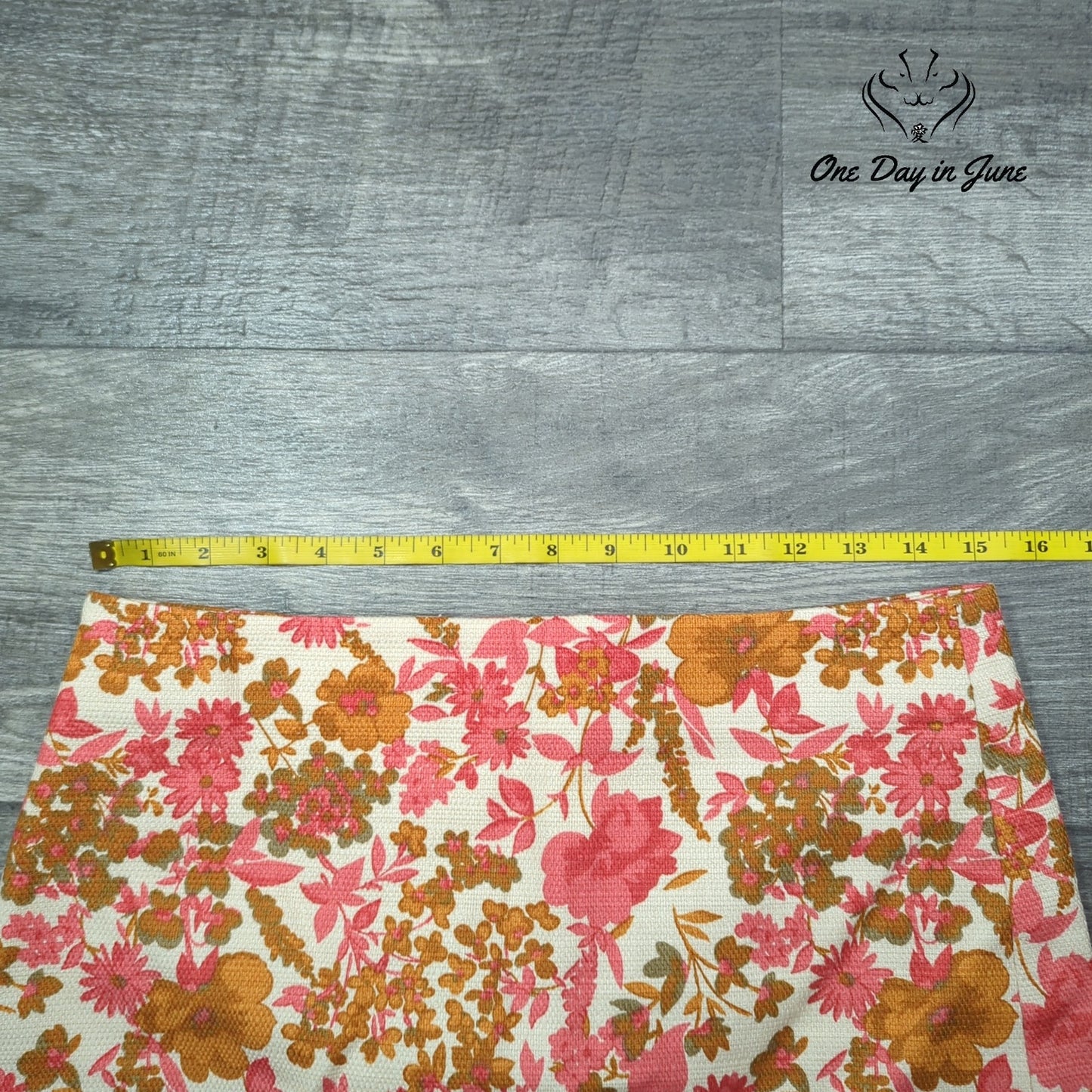 Loft Floral Mini Skirt Size 4