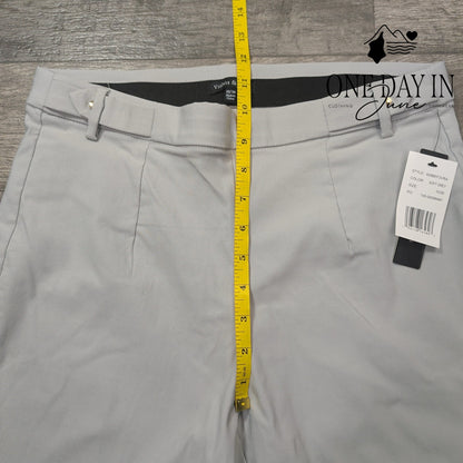 Violets & Roses Tinsley Slim Straight Trouser Soft Gray NWT Size 10