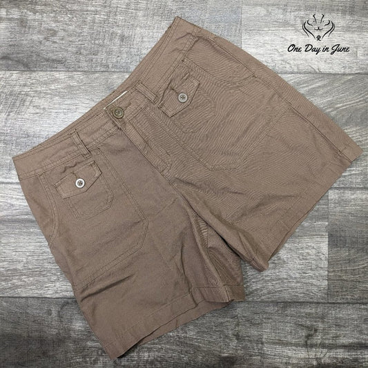 Cherokee Flat Front Shorts Size 8
