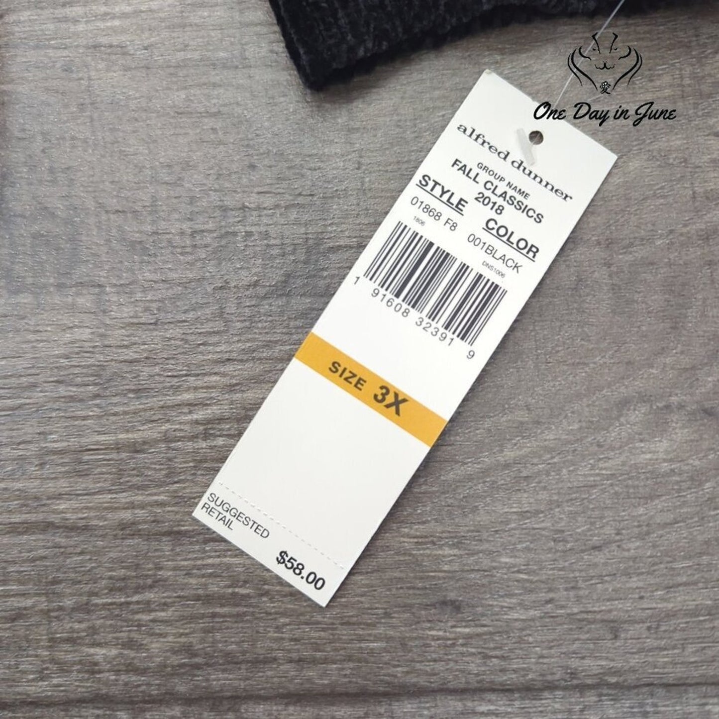 Alfred Dunner Zip Front Sweatshirt Size 3X