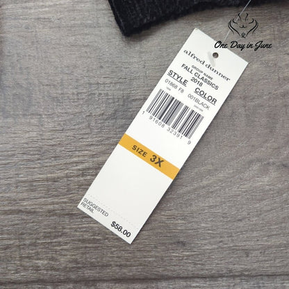 Alfred Dunner Zip Front Sweatshirt Size 3X