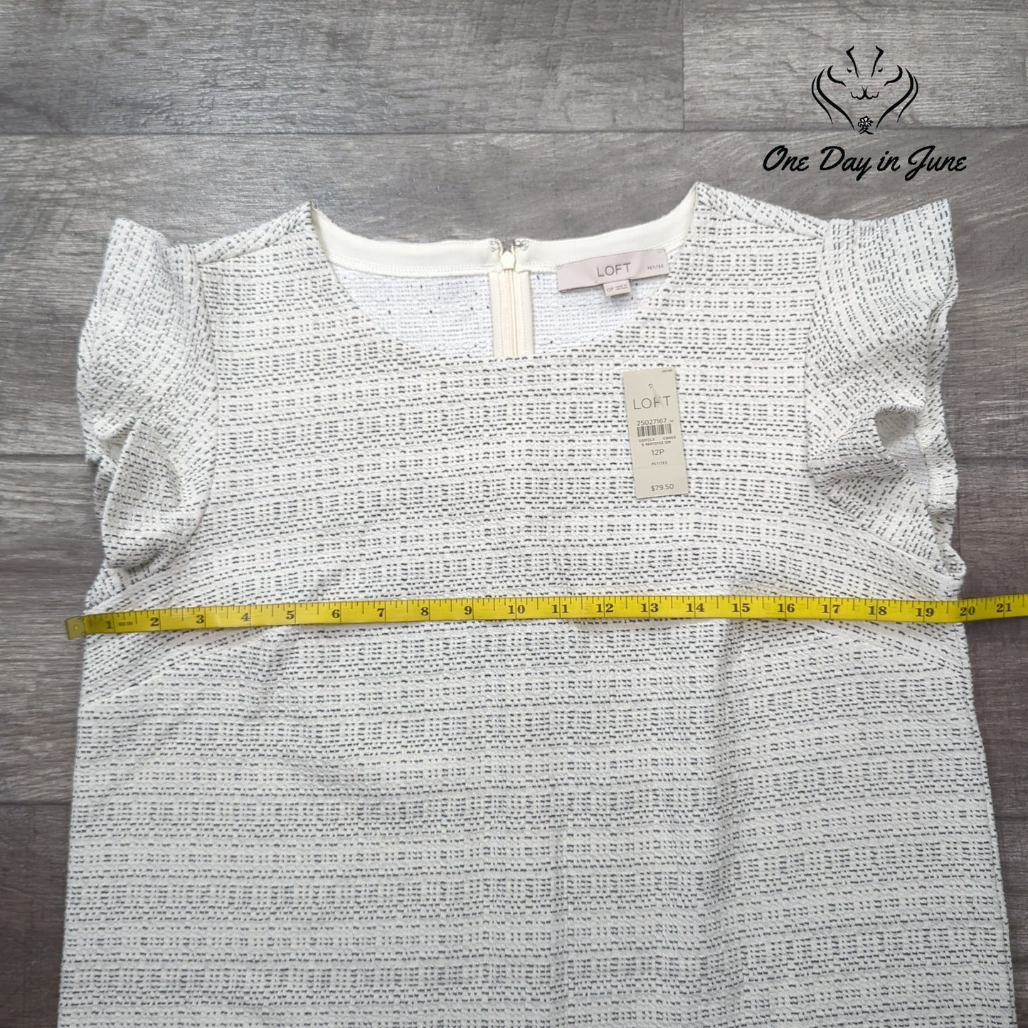 Loft Petite Cap Sleeve Mini Dress Size 12P