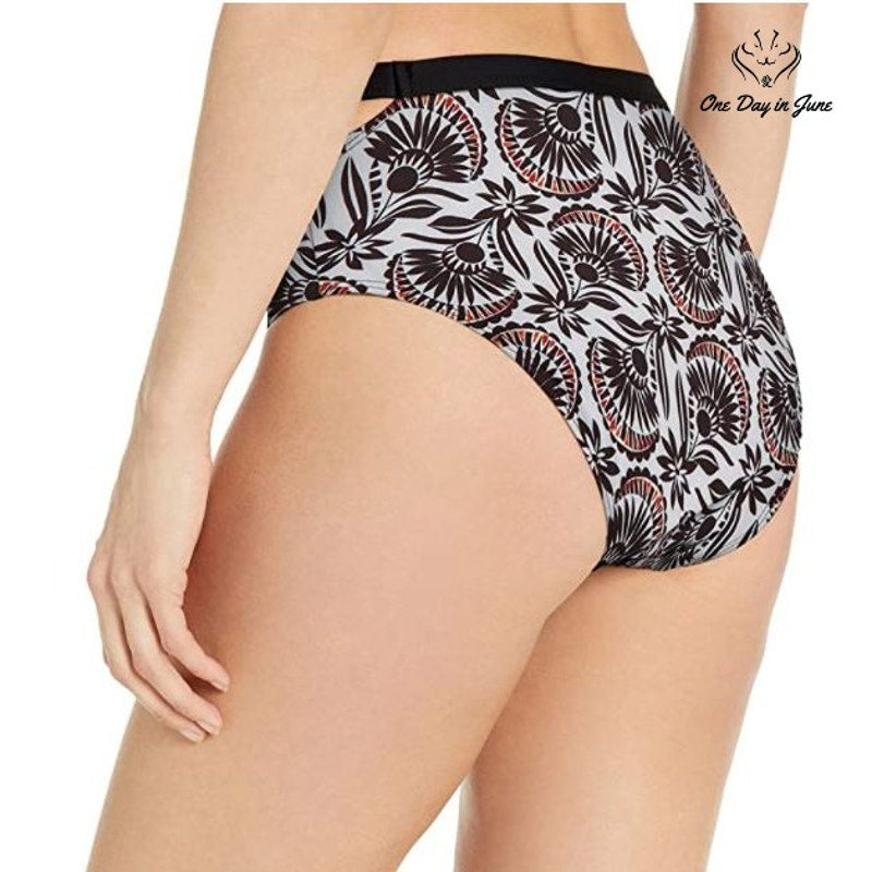 Ella Moss High Waist Bikini Bottom Swimwear Size L