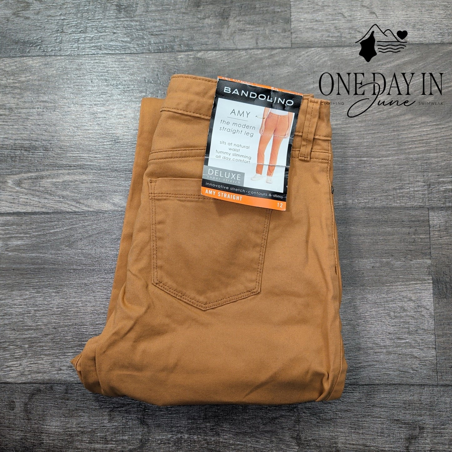 Bandolino Amy Straight Leg Jeans Size 12