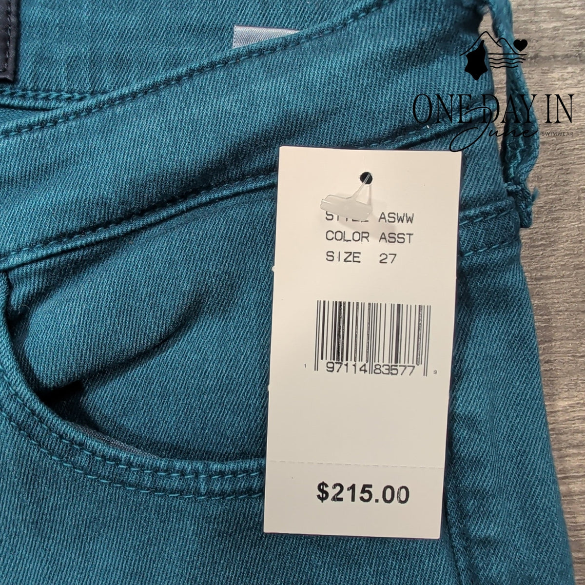 AG Adriano Goldschmied The Legging Ankle Super Skinny Jeans Teal NWT Size 4 (27)
