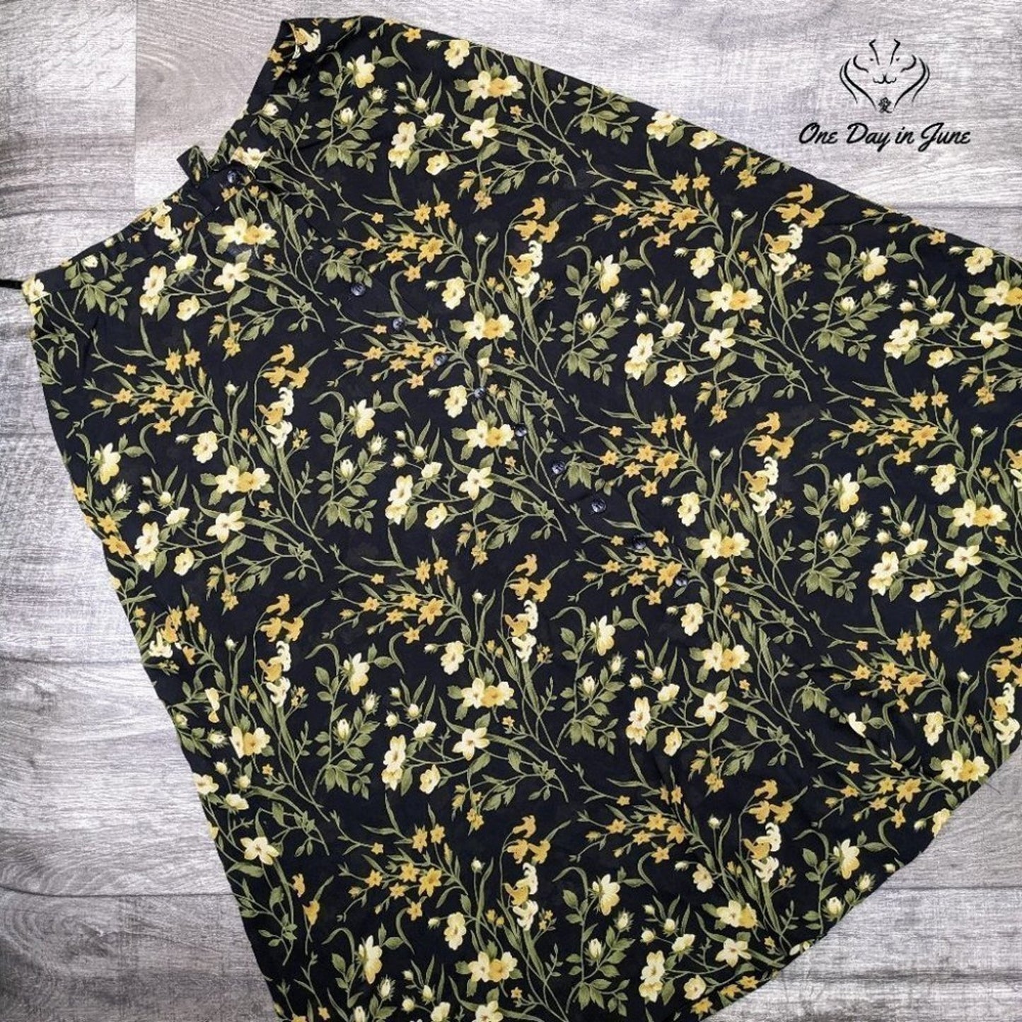 Jones New York Floral Maxi Skirt Size 14