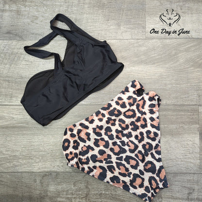 Jodimitty One Shoulder Bikini Swimsuit Size S