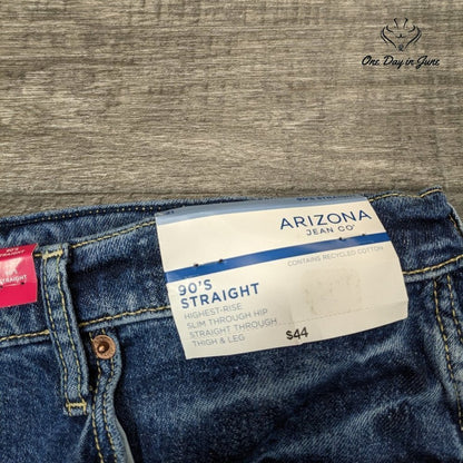 Arizona Jean Co. Highest Rise 90's Straight Jeans Size 21