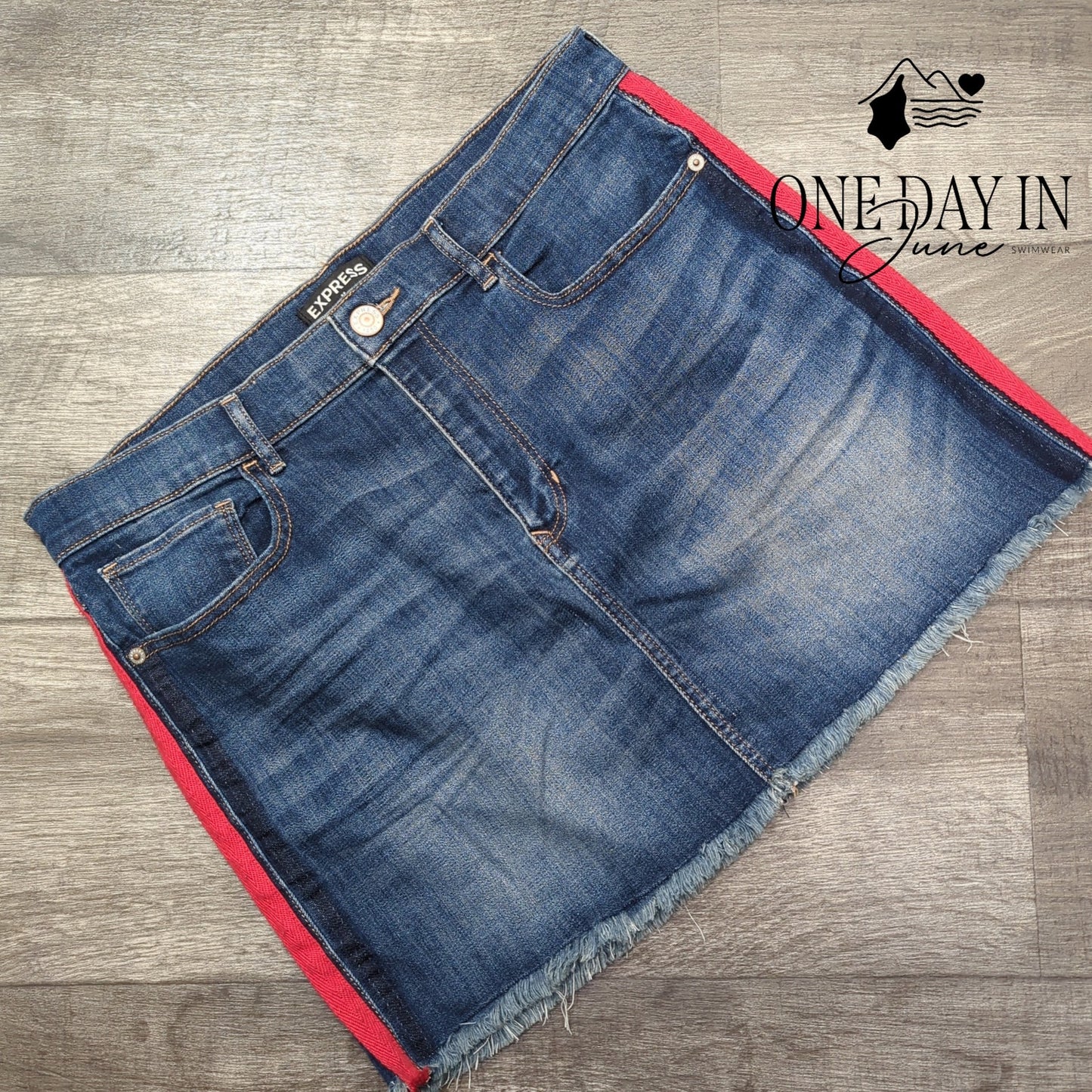 Express Denim Mini Skirt Size 10