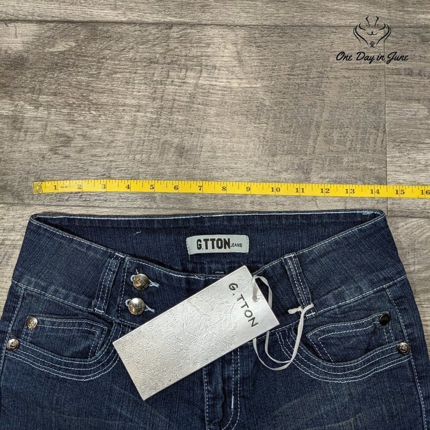 G.TTON Straight Leg Jeans Size 7/8