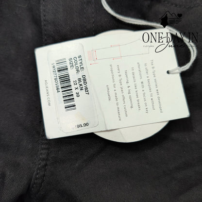 AG Adriano Goldschmied B-Type 02 Jeans Night Slim Straight NWT $198 Size 00 (22)
