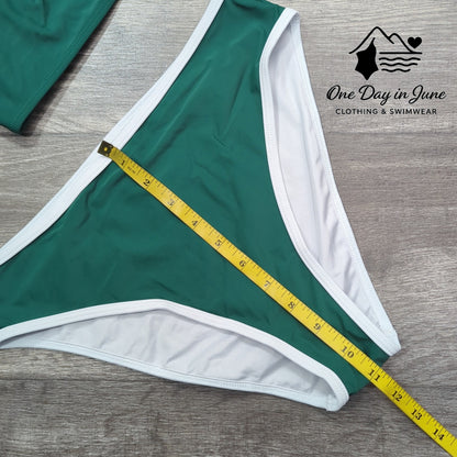 Charmleaks Crop High Cut Bikini Swimsuit Size S