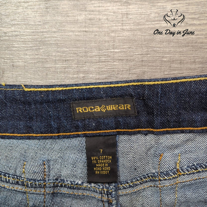 Roca Wear Juniors Cropped Jeans Size 7