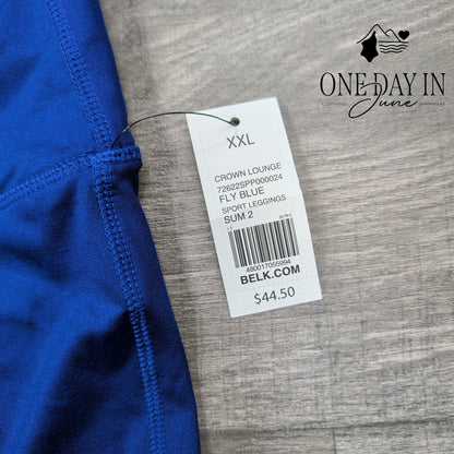 Crown & Ivy Scallop Edged Capri Leggings Size XXL