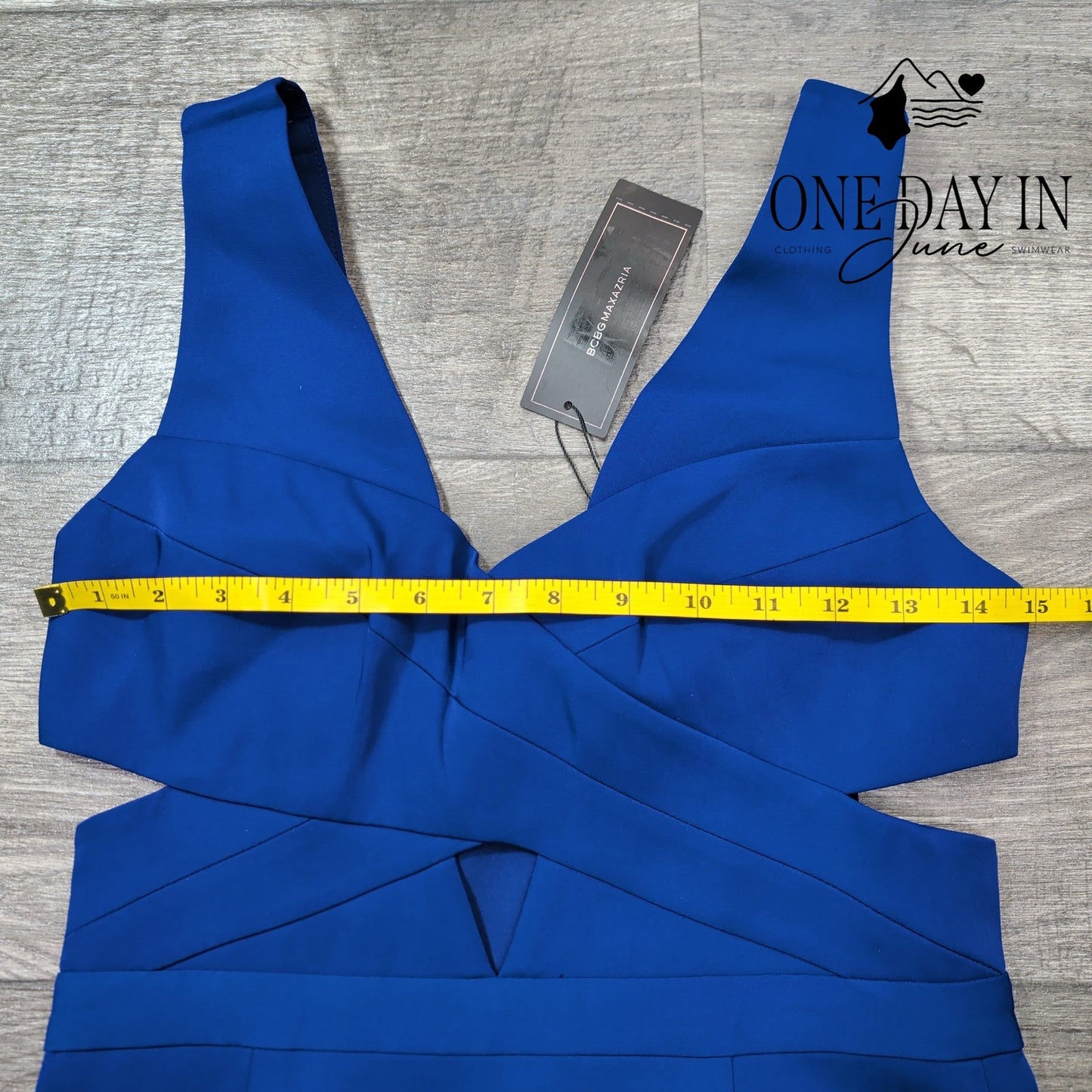 Bcbgmaxazria Annalisa Cutout Dress Deep Royal Blue Bodycon NWT Size 4