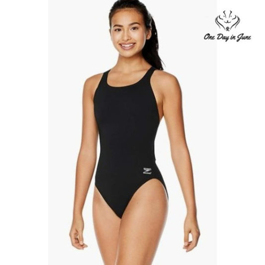 Speedo Endurance+ Super Pro Solid One Piece Swimsuit Size 8 (34)