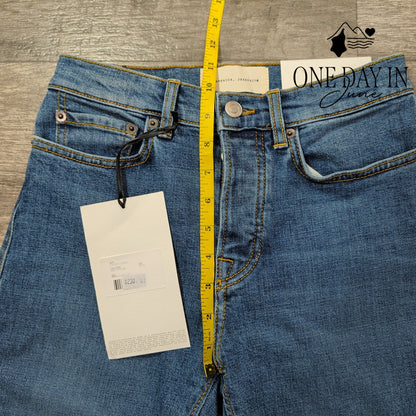 Jeanerica CW002 Classic Straight Leg Jeans Mid Vintage NWT Size 0 (25)