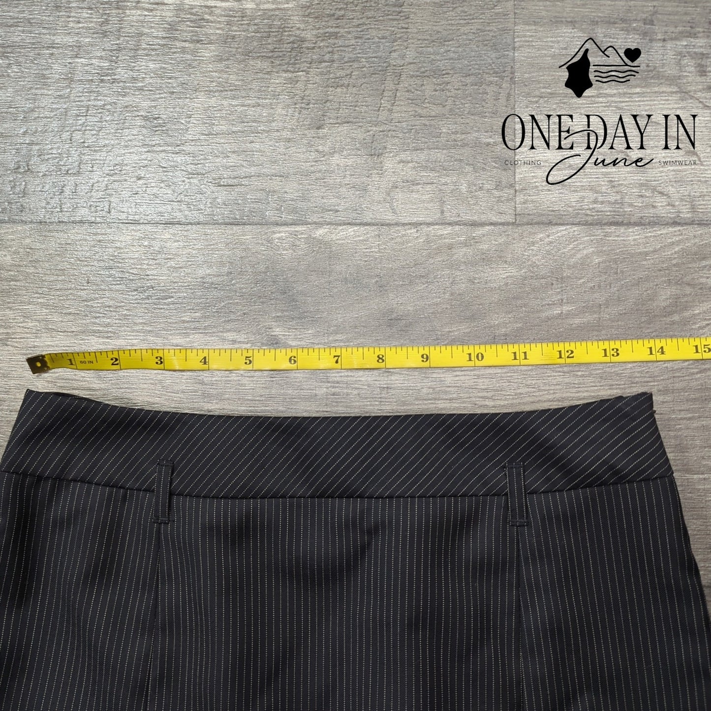 Loft Petite Pin Stripe Skirt Size 2P