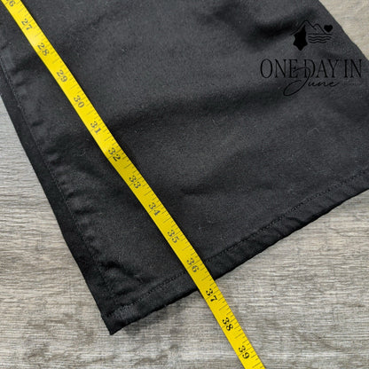 Good American Good Legs Flare Jeans Black Tall Long Inseam NWT Size 6T (28T)