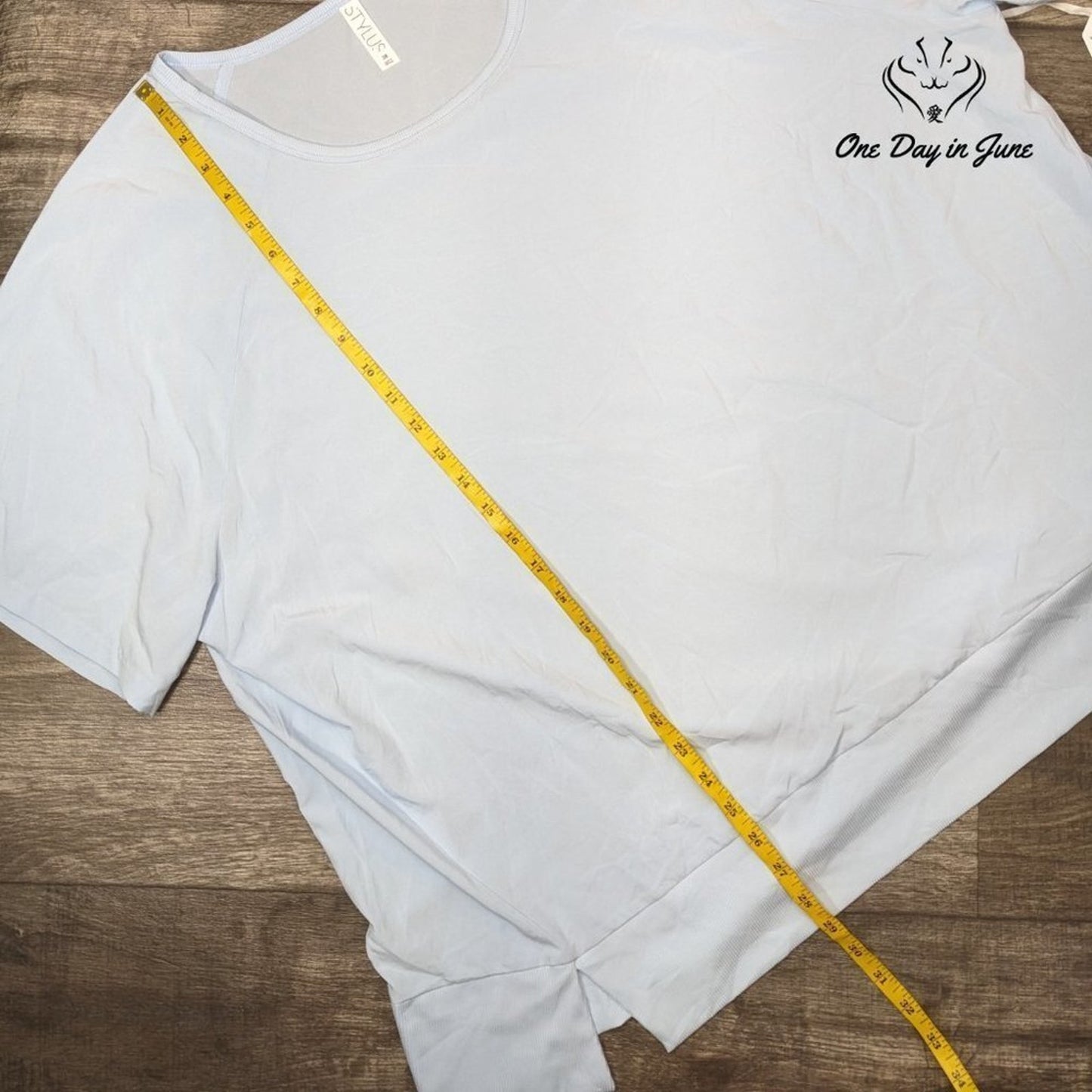 Stylus Plus Size Crew Neck Short Sleeve Top Size 3X