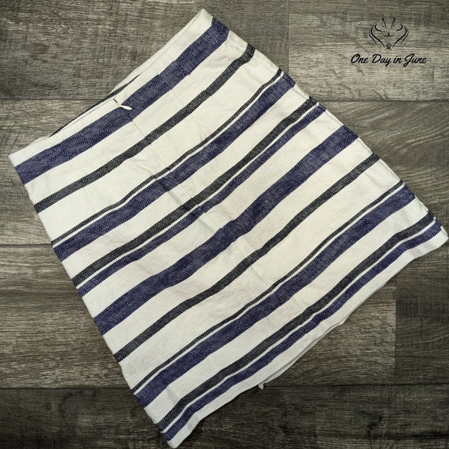 Loft Striped Mini Skirt Size 2