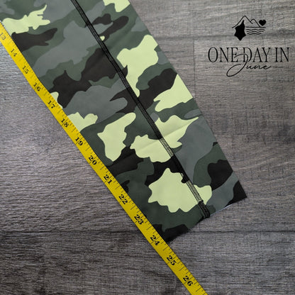 Lululemon Fast and Free HR Tight 25 Leggings Camo Green NWT $128 Size 6