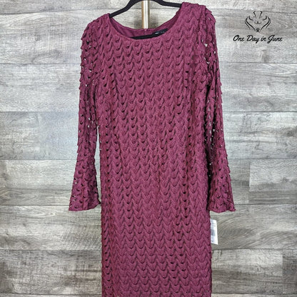 RN Studio Long Sleeve Lined Dress Size 10