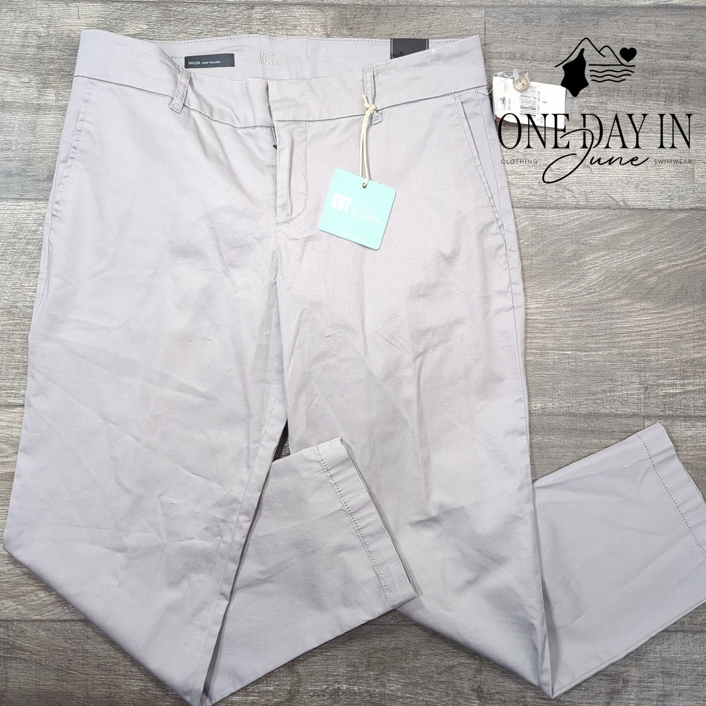 Kut From The Kloth Taylor Crop Trouser Pants Size 8