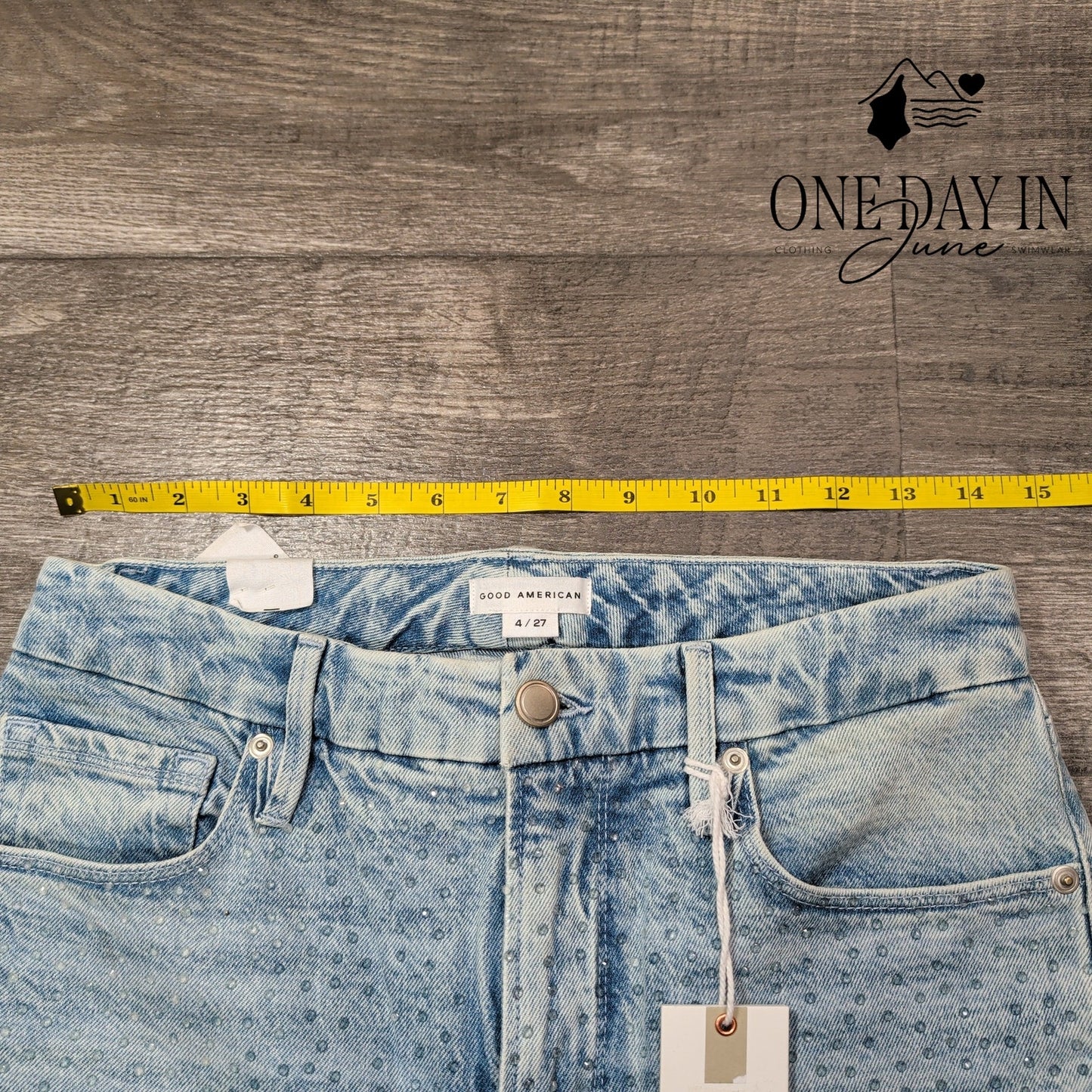 Good American Good Icon High Rise Straight Jeans Size 4 (27)