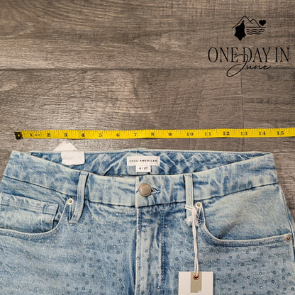 Good American Good Icon High Rise Straight Jeans Size 4 (27)