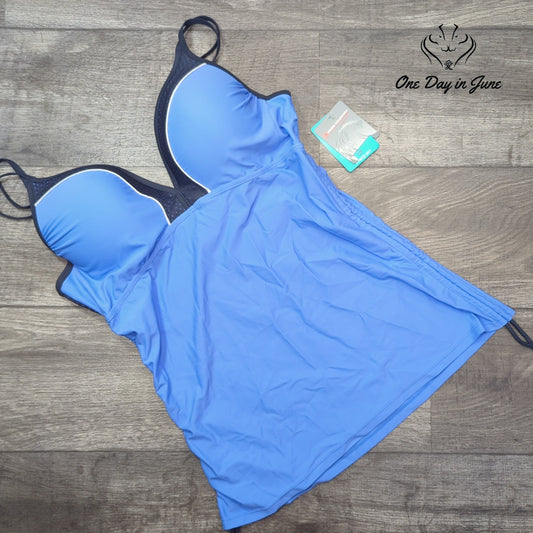 Free Country V Neck Tankini Top Size XXL