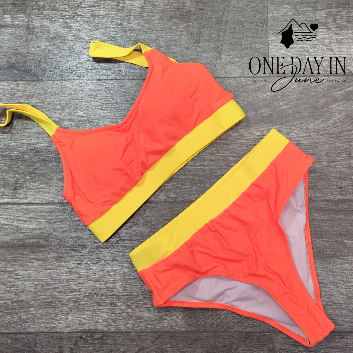 Charmo Crop Bikini Swimsuit Size S