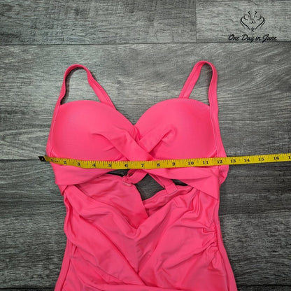 Skays Cut Out Padded Criss Cross One Piece Swimsuit Size S