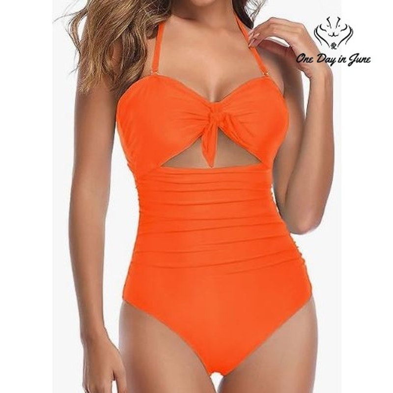 Tempt Me Tie Knot Cut Out One Piece Swimsuit Size XS