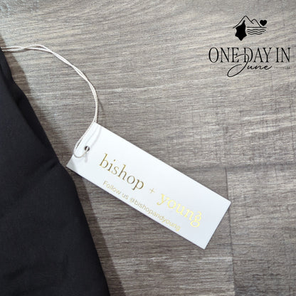 Bishop + Young Monarch D Ring Belted Shorts Size S