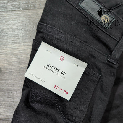 AG Adriano Goldschmied B-Type 02 Jeans Night Slim Straight NWT $198 Size 00 (22)