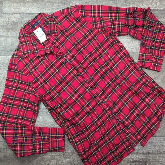 J.Crew Classic Flannel Shirt Size S