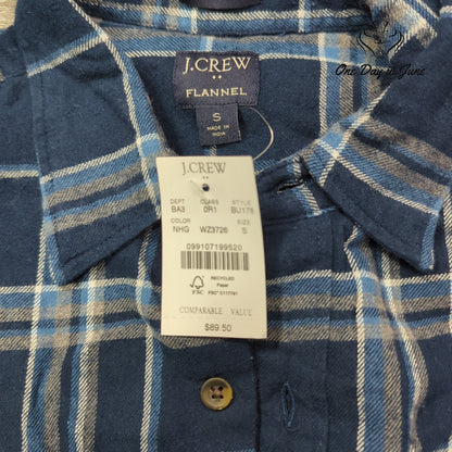 J.Crew Classic Flannel Shirt Size S