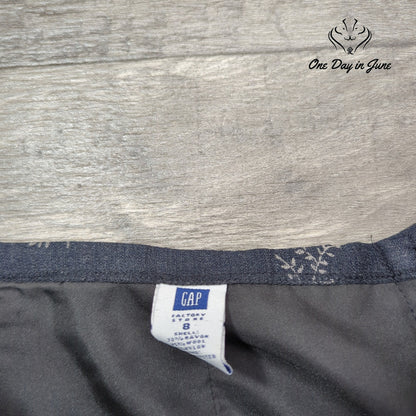 Gap Wool Blend Midi Skirt Size 8