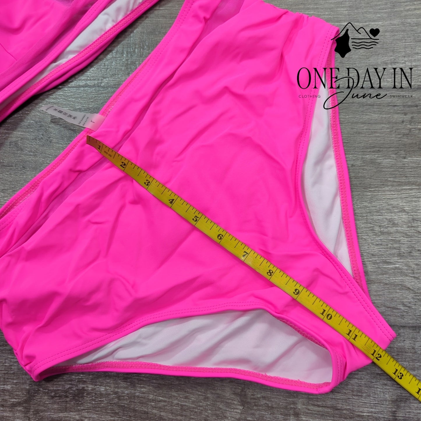 Aleumdr High Waist Halter Bikini Swimsuit Size L