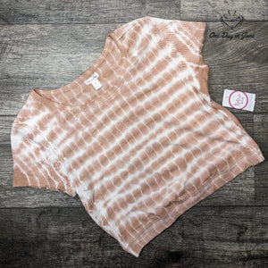 Flirtitude Ribbed Tie Dye Tee Shirt Size XL