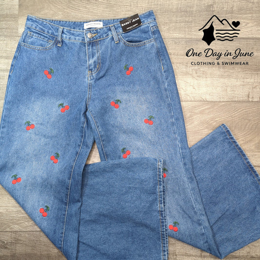Ashley Mason Juniors Wide Leg Baggy Jeans Size 9