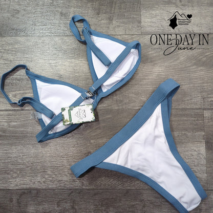 Swimall Cheeky Triangle Bikini Swimsuit Size M