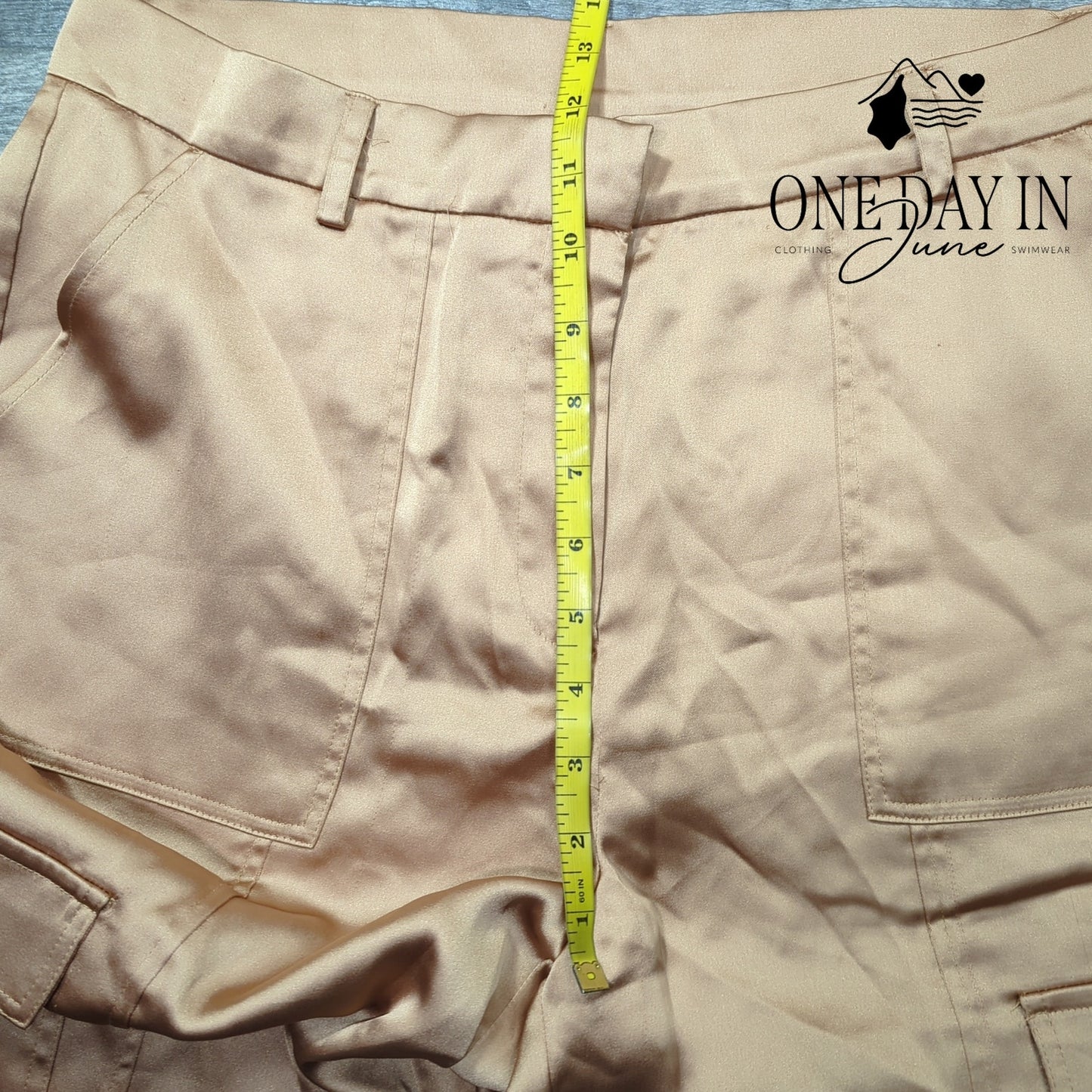 Bailey Silk Like Cargo Pants Size 12