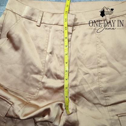 Bailey Silk Like Cargo Pants Size 12