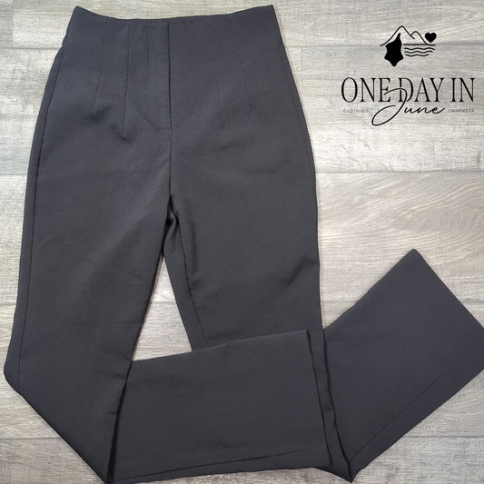 Zara High Waist Straight Leg Pants Size XS