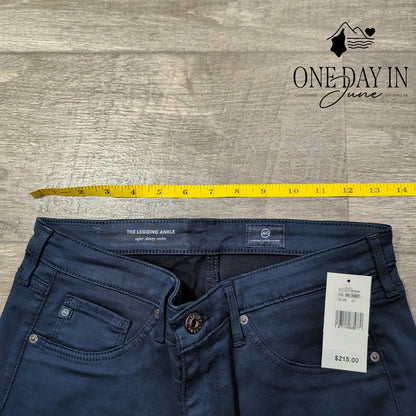 AG Adriano Goldschmied The Legging Ankle Super Skinny Jeans Navy NWT Size 4 (27)